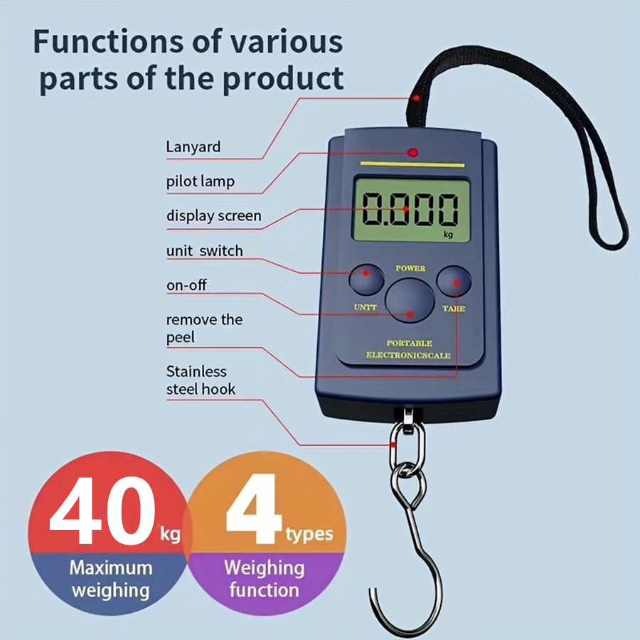Electronics Repair And Maintenance - 40kg wielofunkcyjna Mini elektroniczna cyfrowa przenośna
