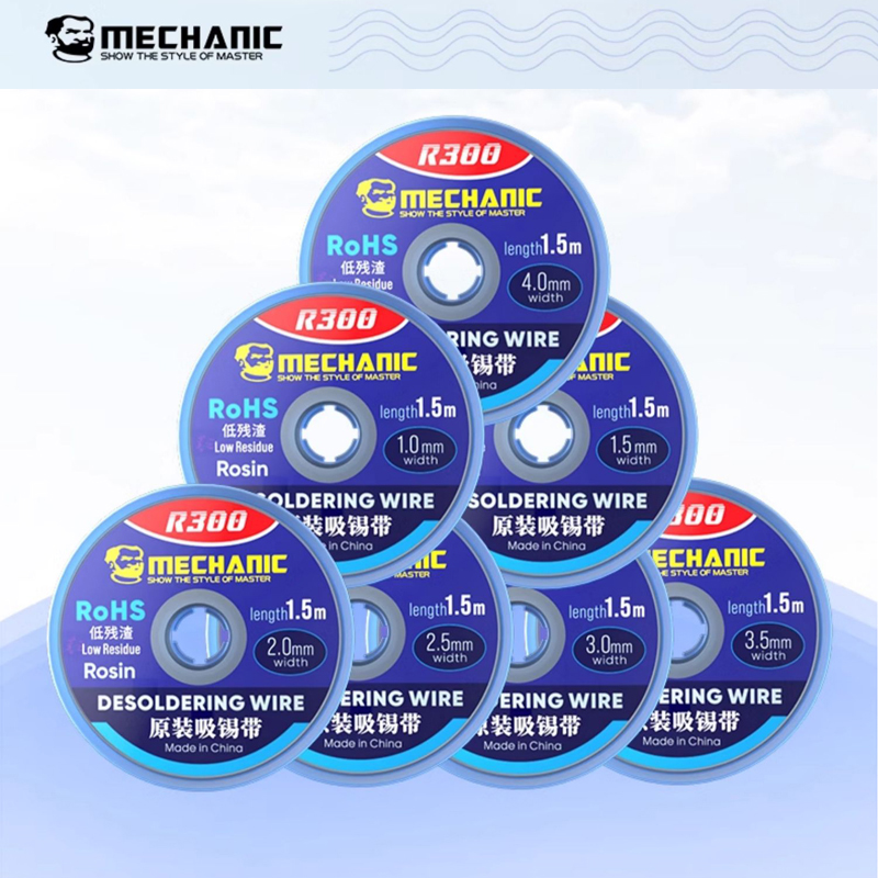 Solder Wick Braid - Siatka do rozlutownicy MECHANIC R300, drucik