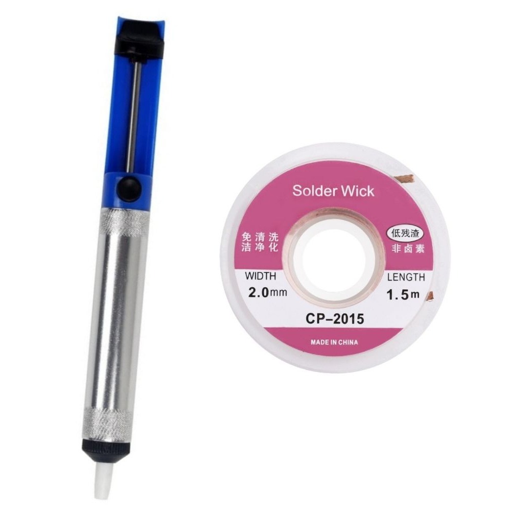 Solder Wick Braid - Aluminiowa pompa do rozlutowywania próżniowe usuwanie