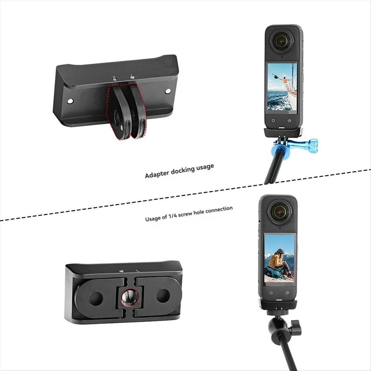 Insta360 Camera X4 - Adapter A73T do kamer Insta360 X5