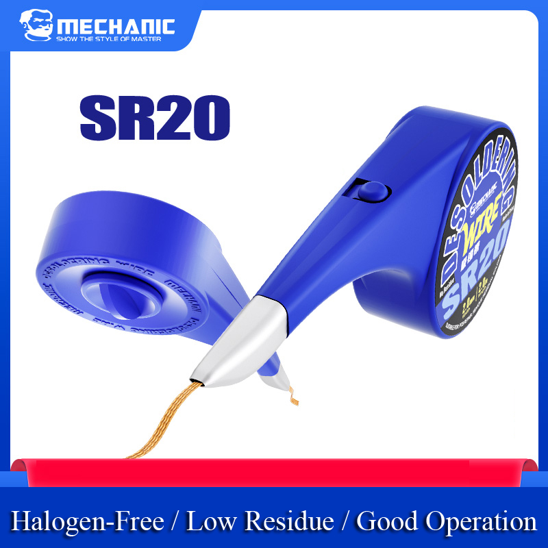 Solder Wick Braid - Drut rozlutowniczy MECHANIC SR20 1.0/1.5/2.0/2.5/3.0/3.5mm, knot