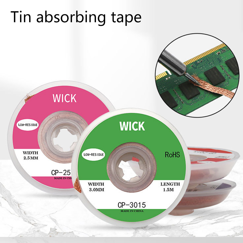 Solder Wick Braid - 1.5M rozlutowywanie siatki oplot środek do
