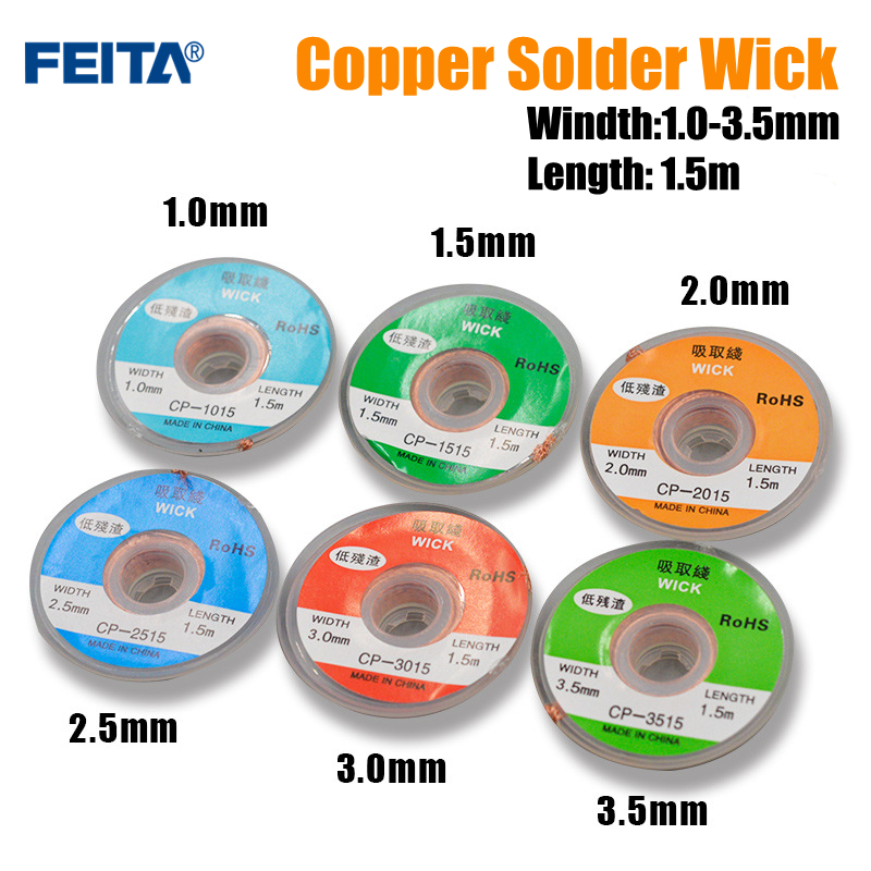 Odlutowywanie oplotu siatkoweg – Solder Wick Braid recenzja i cena