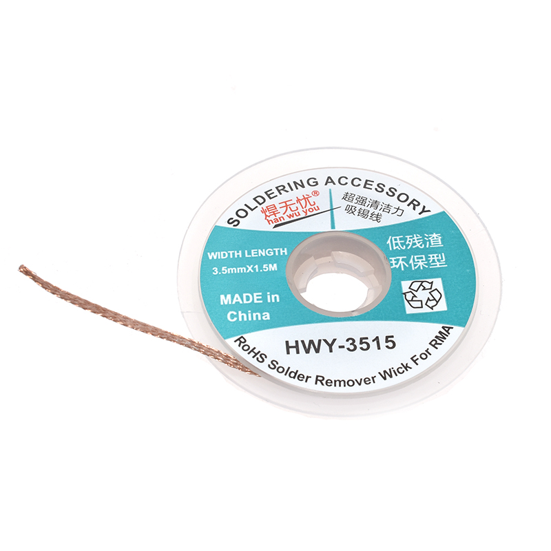 DIY 1.5mm 2mm 2.5mm 3mm 3.5mm  – Solder Wick Braid recenzja i cena