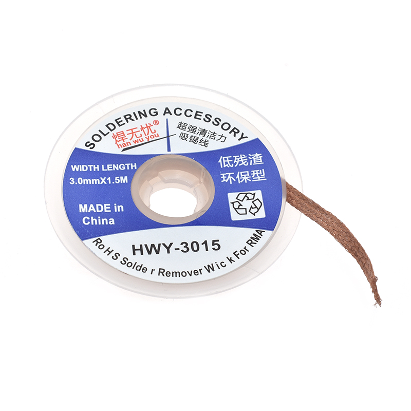 DIY 1.5mm 2mm 2.5mm 3mm 3.5mm  – Solder Wick Braid recenzja i cena