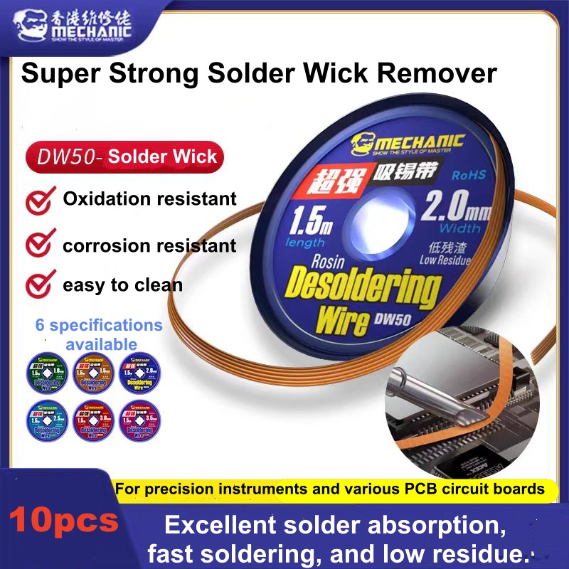 10 szt. Wysokiej Jakości Miedz – Solder Wick Braid recenzja i cena